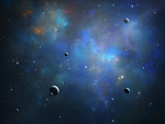 梦幻星球星空背景