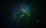 梦幻星球星空背景