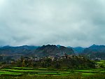 山村清晨