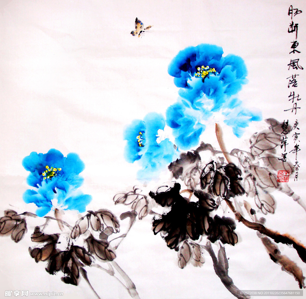 肠断东风落牡丹