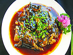 红烧鲽鱼头
