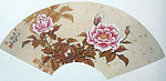 国画 花草 月季