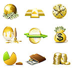 金融图标矢量素材