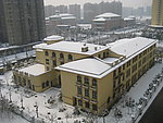 城市雪景