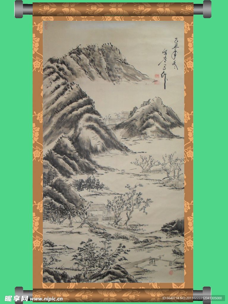 水墨画