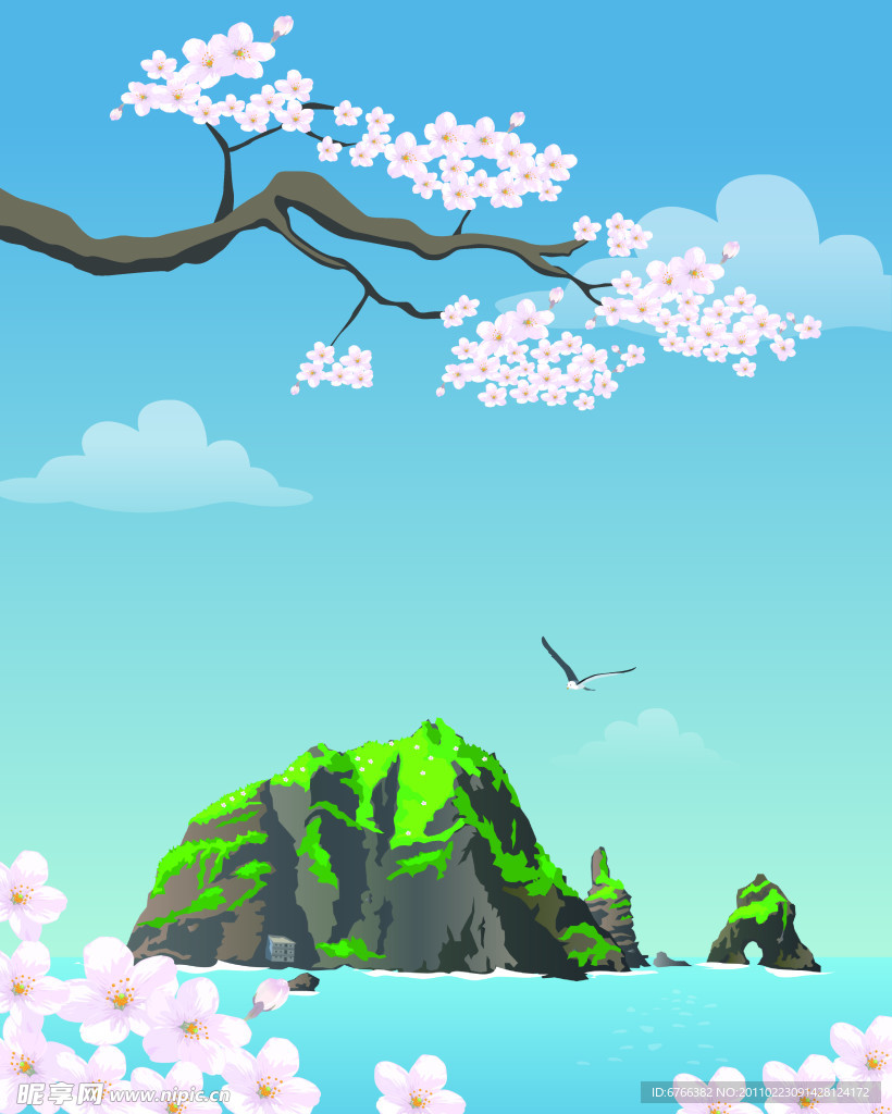 桃花移门