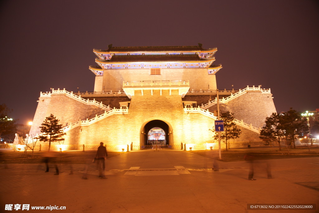 前门大街夜景