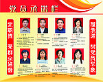 党员承诺栏