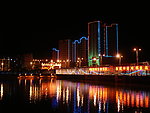 迷昜湖夜景