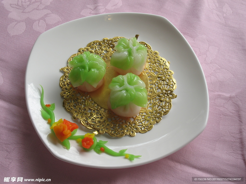 翡翠虾饺