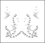 雕刻花 白描 花边底纹