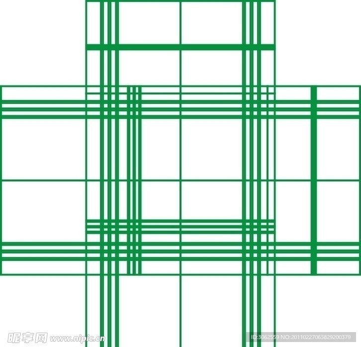 雕刻花 白描 花边底纹