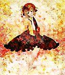 彩铅绘制卡通少女
