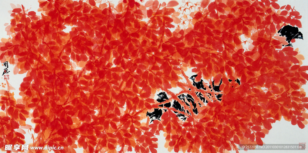 醉红