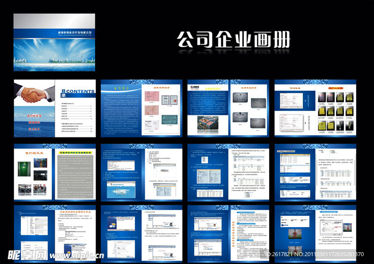 公司企业画册 (注 文字内容合层)