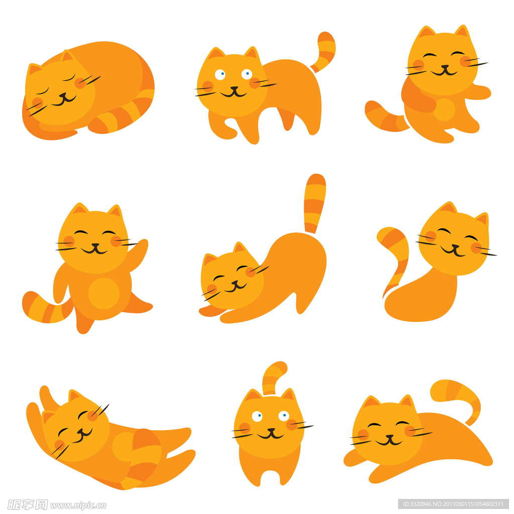 可爱的小猫