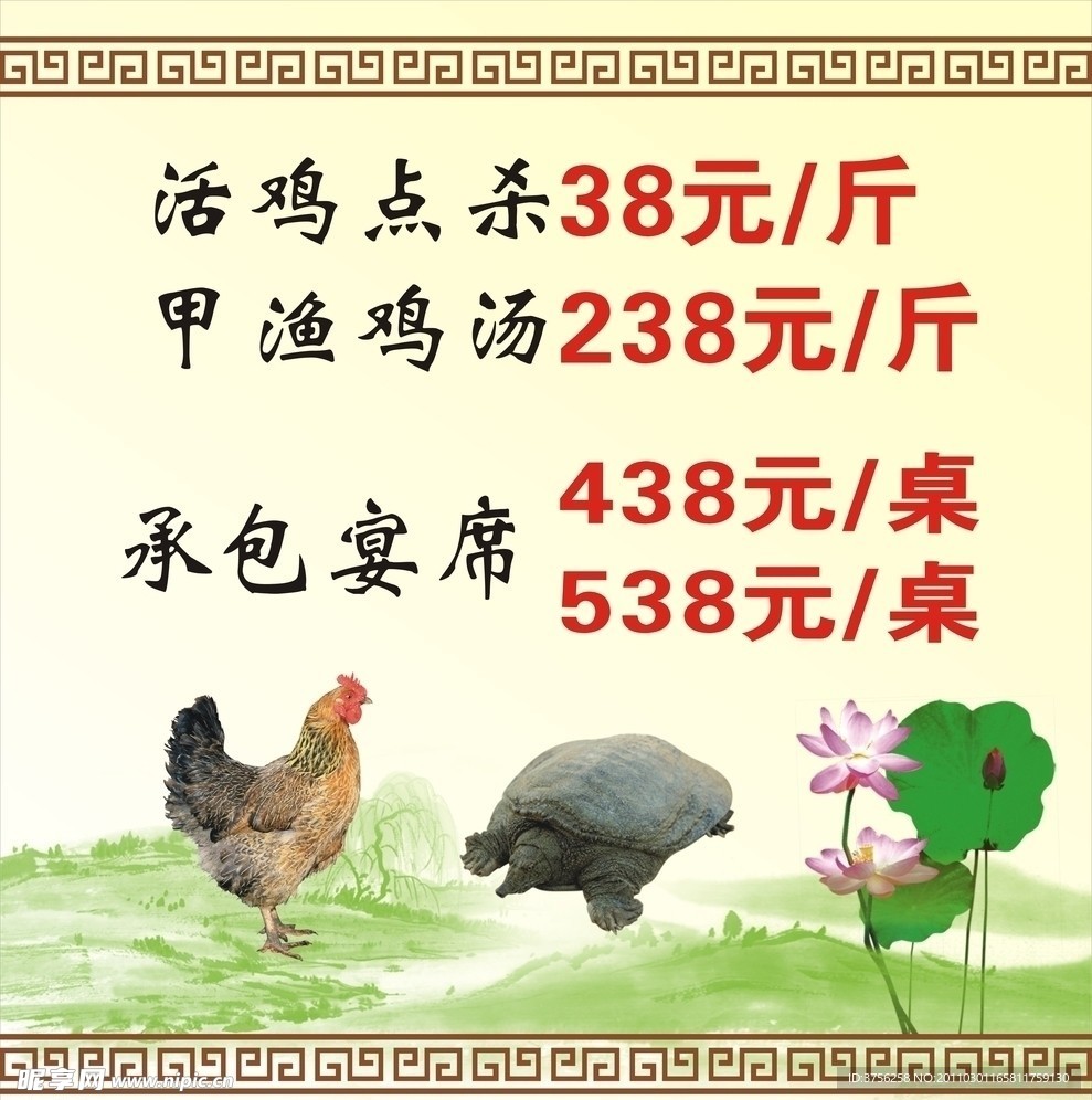 甲鱼土鸡