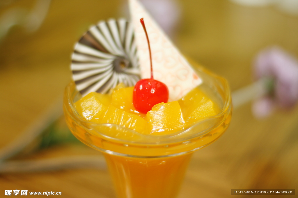 西餐美食 鲜果果冻
