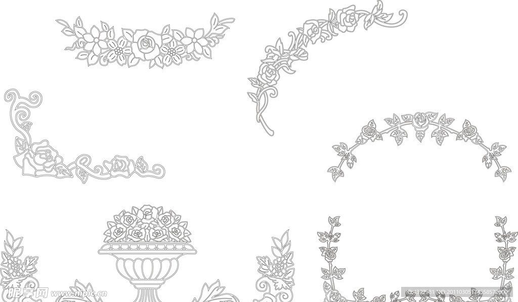 花矢量图