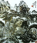 拟龚半千笔意