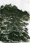 设色山水