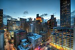 休斯敦城市夜景