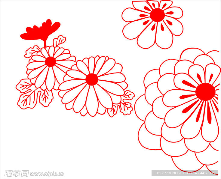 线条花纹