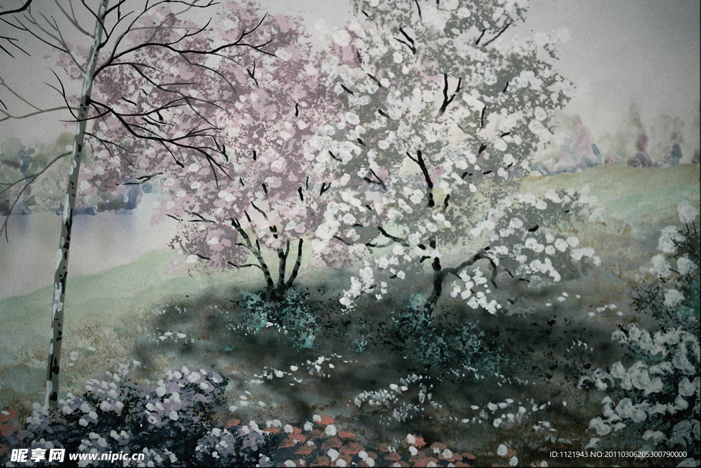 水彩画