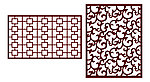 屏风漏空花