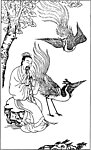 白描人物