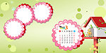2012年卡通儿童台历3月