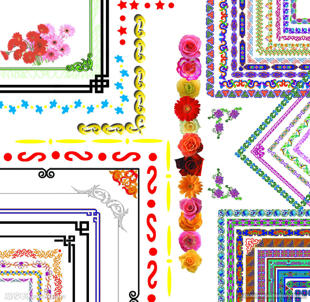 角花 边框