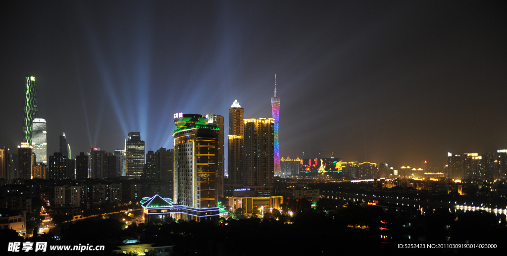 广州城市夜景