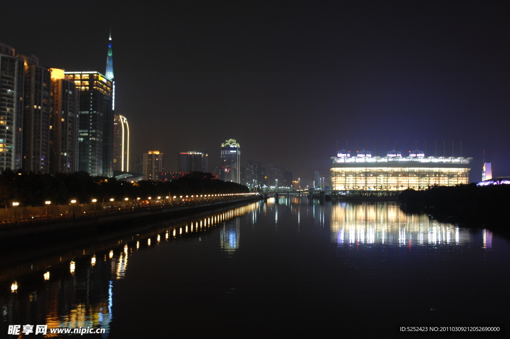 广州珠江新城夜景