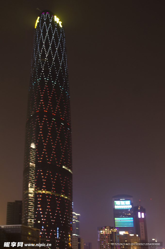 广州珠江新城夜景