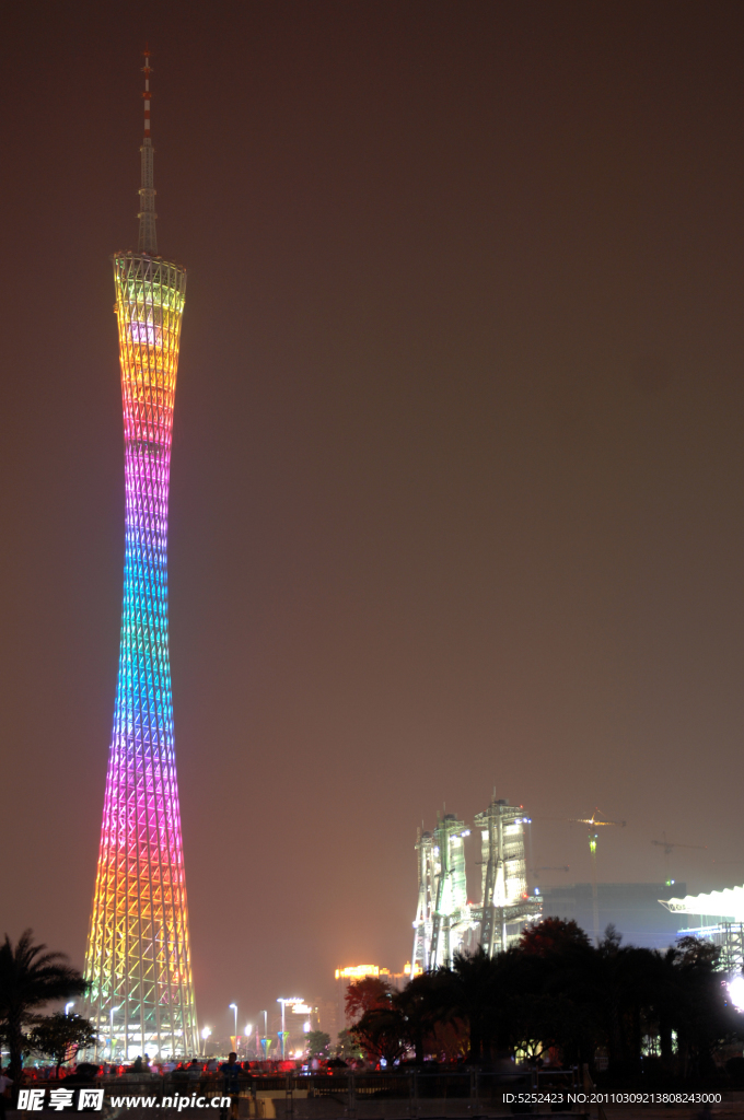 广州珠江新城夜景