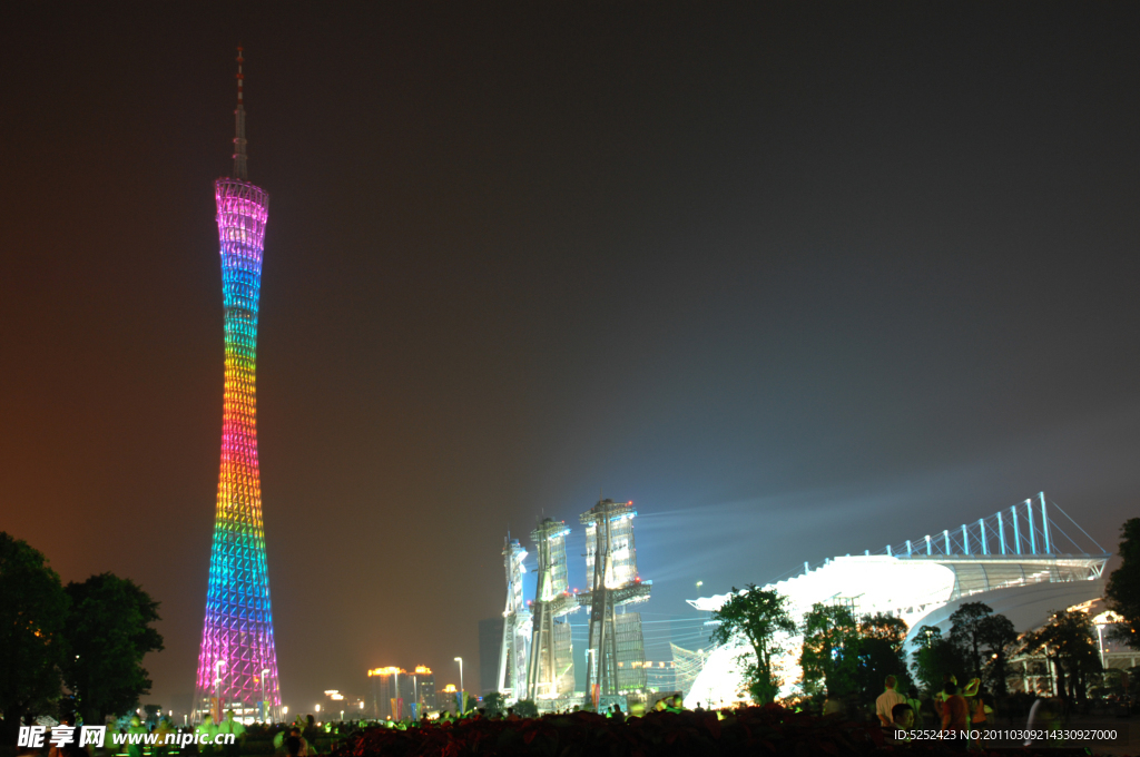 广州珠江新城夜景