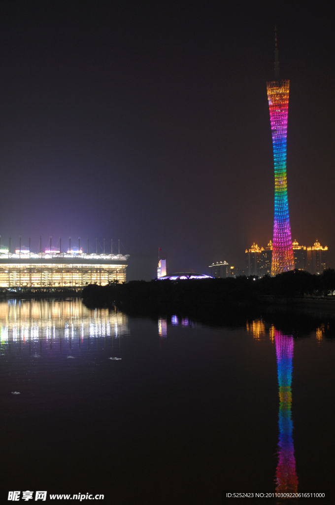 广州珠江新城夜景