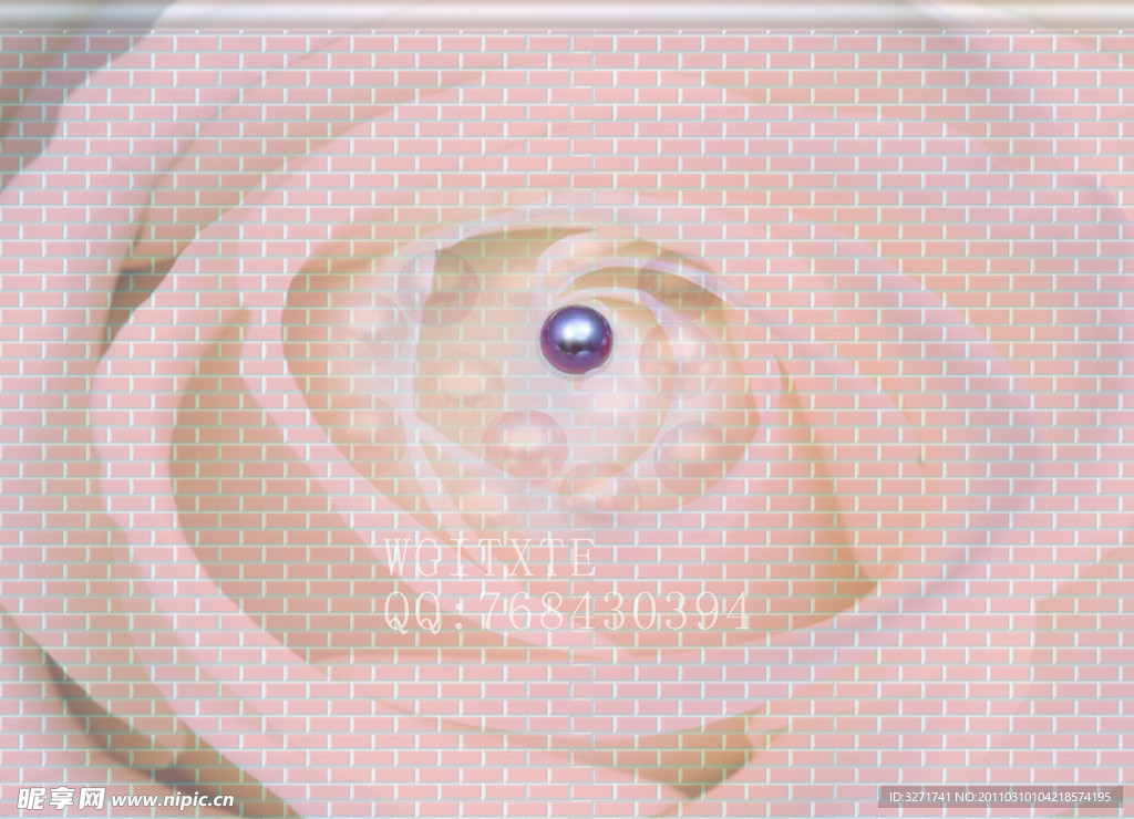 玫瑰花珍珠