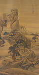 山庄秋稔图 古画