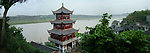 财神楼 山水 河流 自然景观