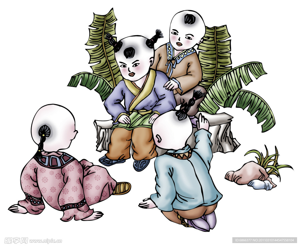 儿童嬉戏