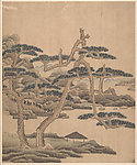 奇松图 古画