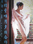 少女油画