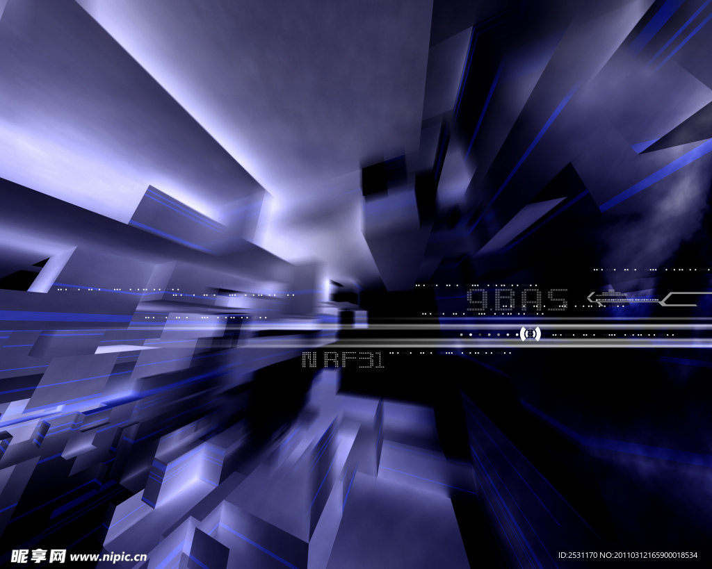 3D动感科技背景