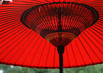 日式风格雨伞摄影