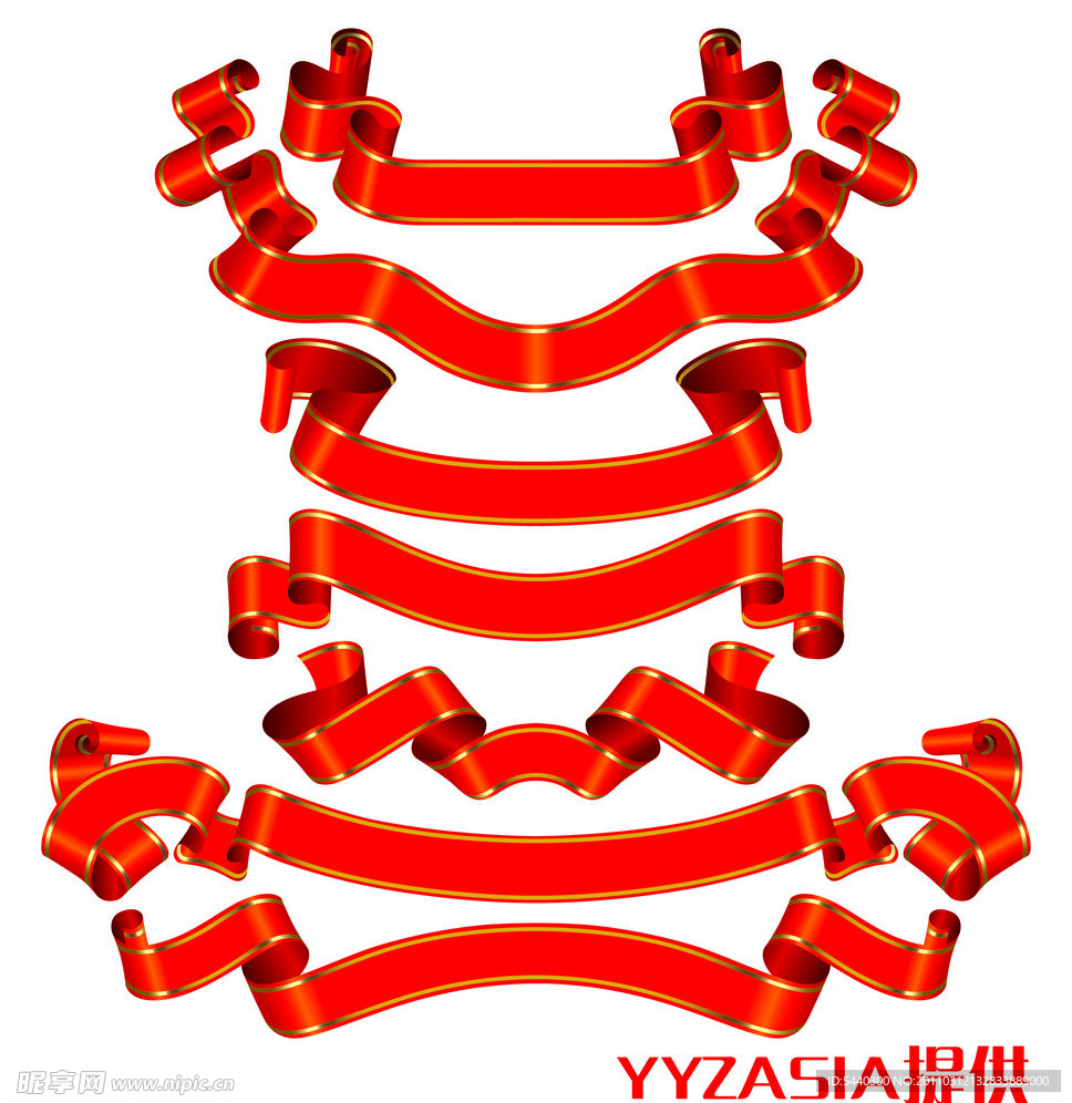 中国飘带(抠图)