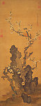 陈洪绶 梅花山鸟图轴