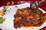 红蘑炒肉