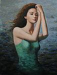 谢楚余的油画欣赏《海》